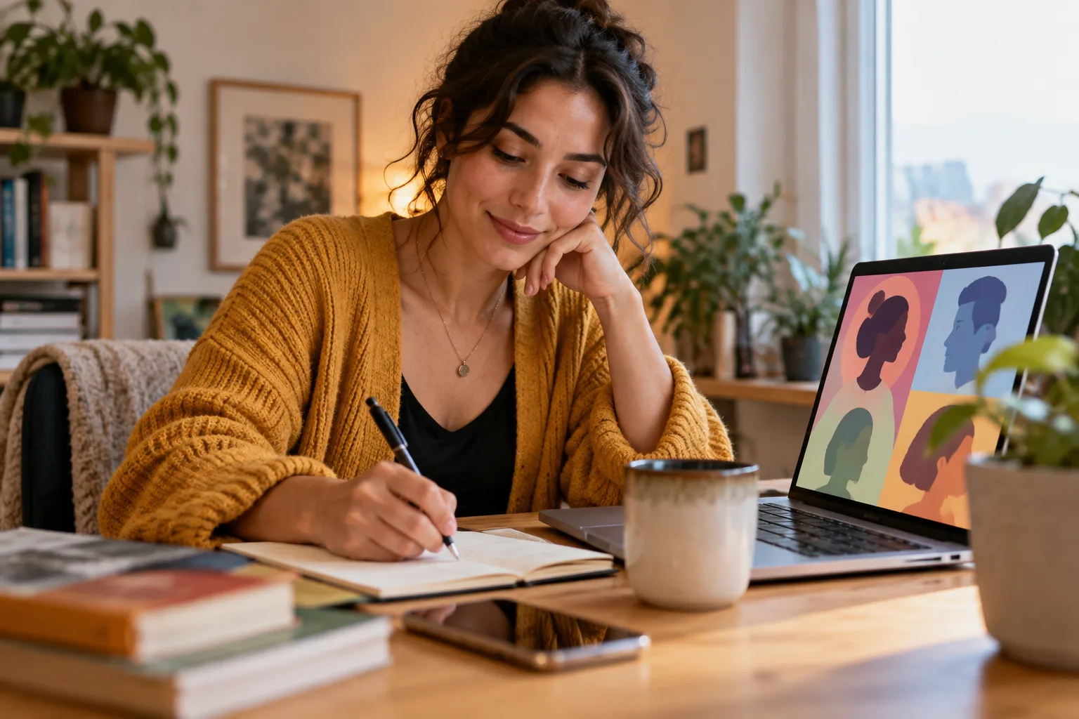 Setting boundaries in adult chat: two chat members having a respectful, clear conversation about limits