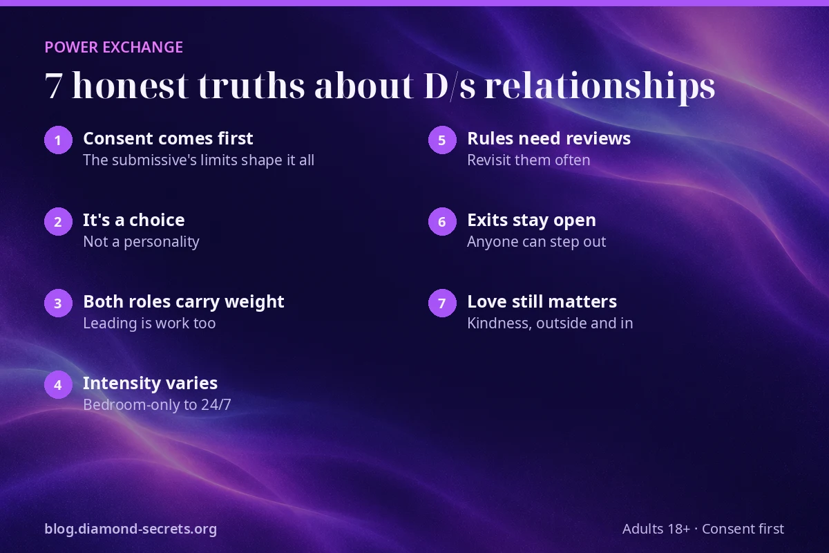 Seven honest truths about power exchange in D/s relationships